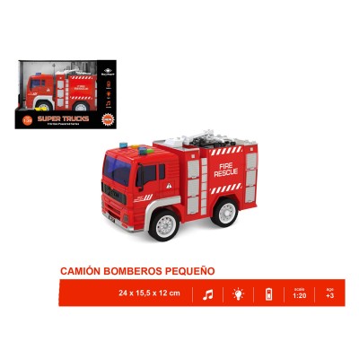 Camión Rojo Bomberos Bomba...