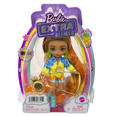 Barbie Pelo Castaño Extra Mini