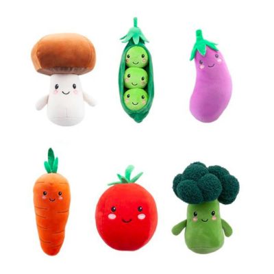 Peluches vegetales 12 Uds....