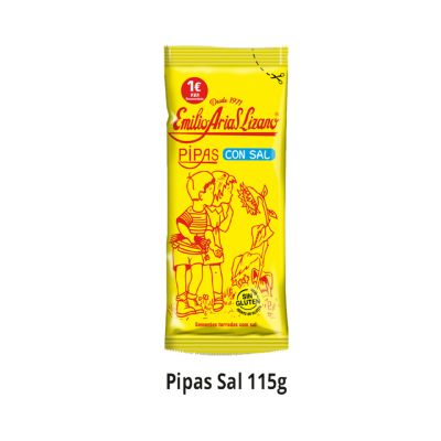 Pipas Sal 115g 12 uds. 1¤...