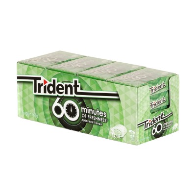 Chicle trident 60 minutos...